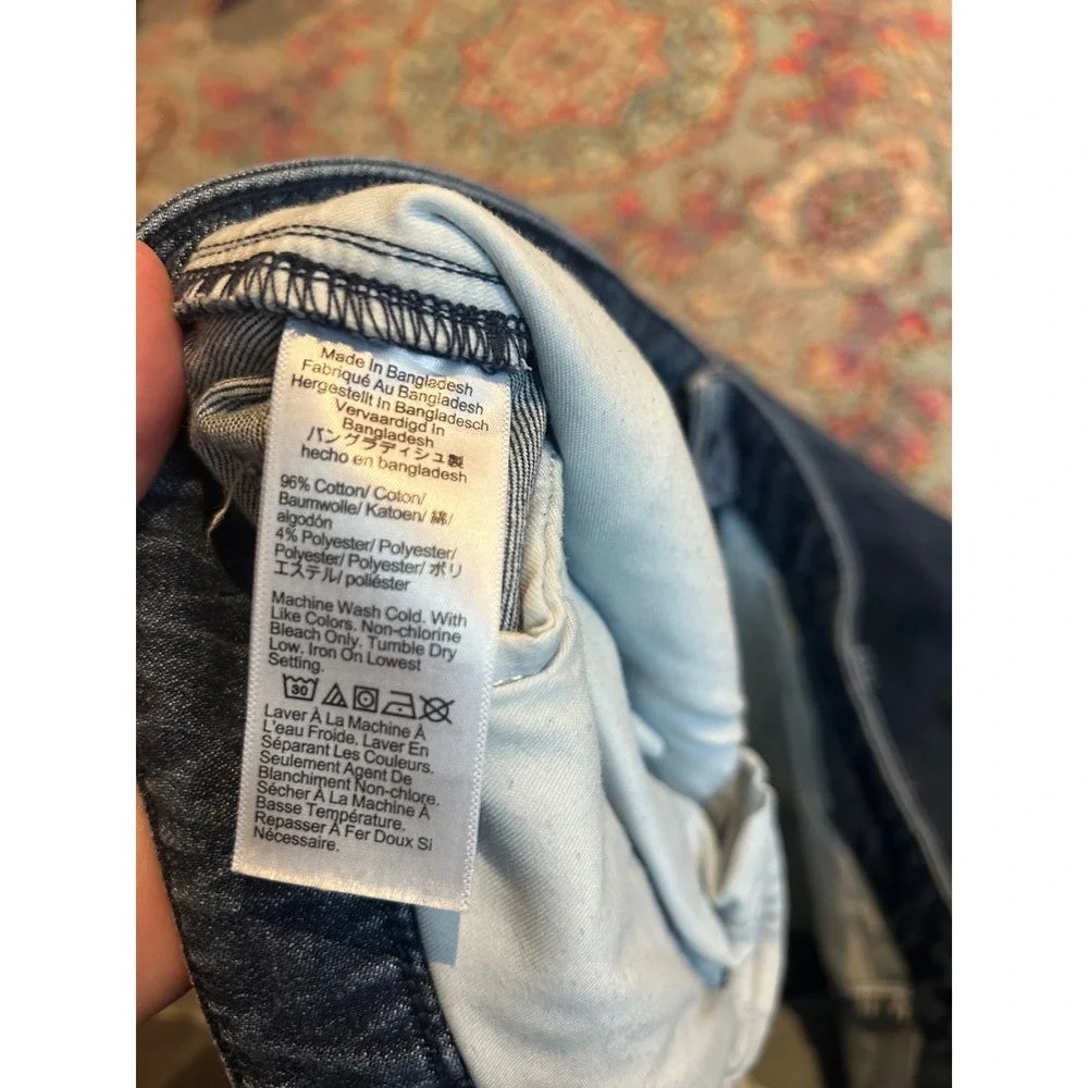 J. Crew Wide Leg Crop Jeans Dark Wash Denim Size‎ 32 Women's